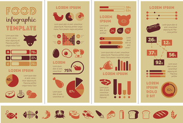 Food Infographic Template.