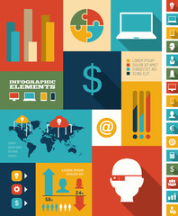 IT Industry Infographic Elements