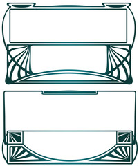 Abstract backgrounds from the bound lines