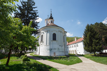 Fototapeta na wymiar Vrdnicka, Rawanica klasztor Fruska Gora National Park, Serbia