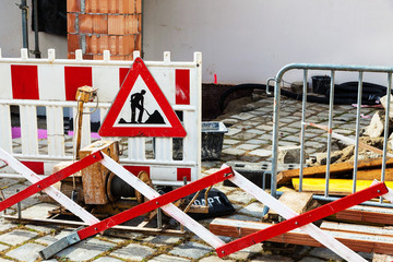 Auf der Baustelle