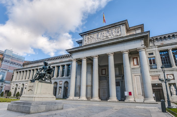 Fototapeta premium Prado Museum in Madrid, Spain