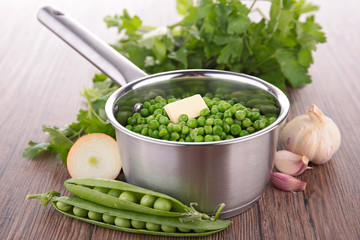 casserole with pea