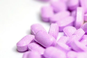 Obraz na płótnie Canvas Vitamin C pills (Ascorbic acid).