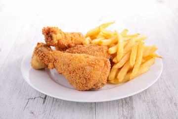 fried chicken leg