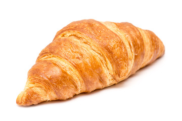 Fresh Croissant Isolated On White