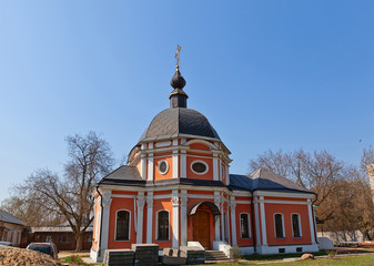 Fototapeta na wymiar Transfiguration of Jesus church (1777). Kraskovo, Russia