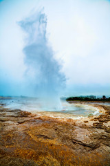 Strokkur geyser.