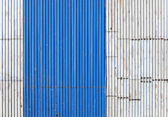 Corrugated steel wal background