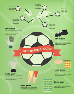 Infographics soccer