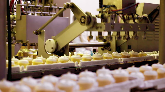 Ice-cream at the food factory