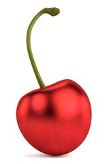 realistic 3d render of cherry