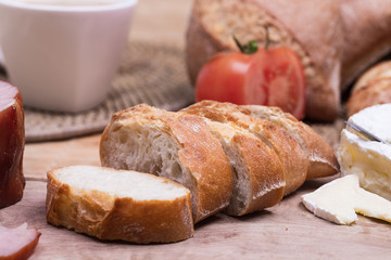 blue cheese tomato and bread rools