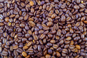 coffee beans background.