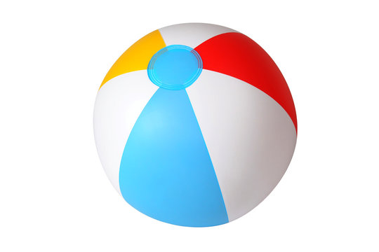 Isolated beach ball
