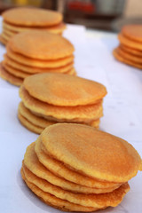 pancake snack in the market