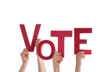 Hands Holding Vote