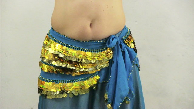 Girl dances east dance