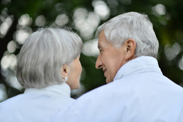 Happy senior couple