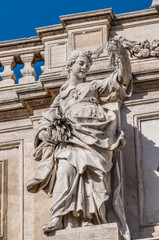 Fototapeta premium Trevi Fountain, the Baroque fountain in Rome, Italy.