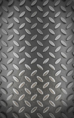 Background of metal diamond plate (3d render)