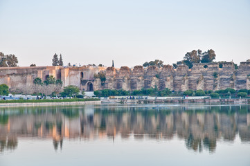 Obraz premium Agdal pond at Meknes, Morocco