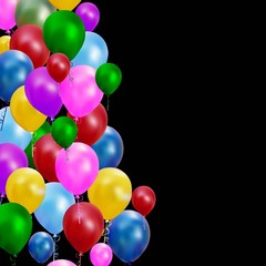 Fototapeta na wymiar colored balloons