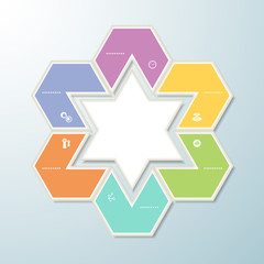 Vector Progress Background / Product Choice or Version. eps 10