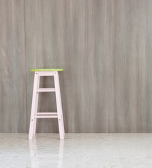 chair  closeup with Laminate wall
