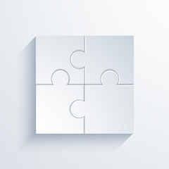 Vector modern puzzle background