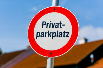 Privatparkplatz