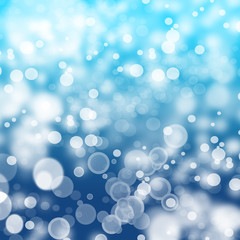 Blue Bokeh background