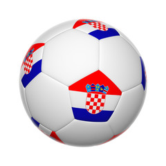 Obraz premium Croatian soccer ball