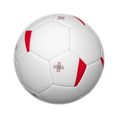 Fototapeta premium Malta soccer ball
