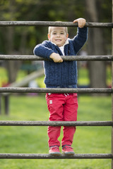 Fototapeta premium Little boy at playground