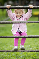 Little girl at the playground