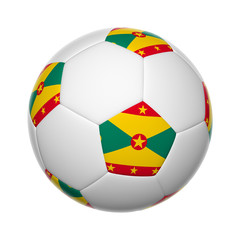 Obraz premium Grenada soccer ball
