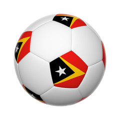 Obraz premium East Timor soccer ball