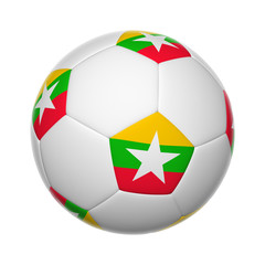 Myanmar soccer ball