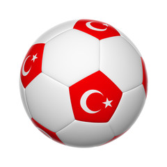 Obraz premium Turkish soccer ball