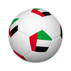 Fototapeta premium United Arab Emirates soccer ball