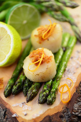 Spargel, Jakobsmuschel