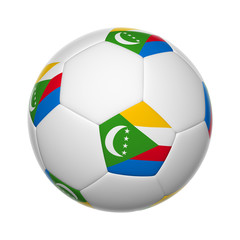 Obraz premium Comoros soccer ball