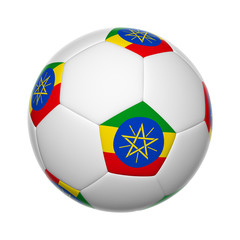 Fototapeta premium Ethiopian soccer ball