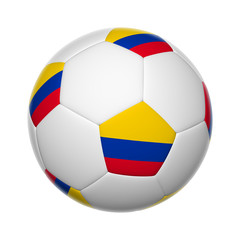 Naklejka premium Colombian soccer ball