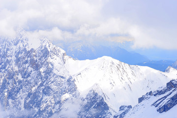 Fototapeta na wymiar Stormy Alps2