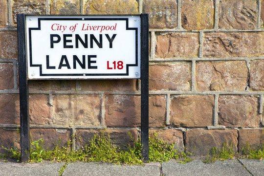 Penny Lane In Liverpool