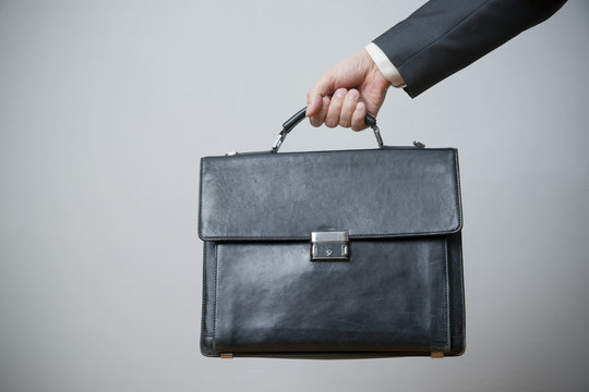 Businessman With Briefcase In Hand