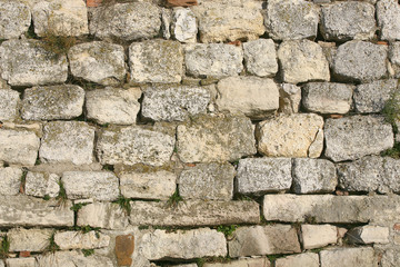 Antique natural stonewall for background or texture