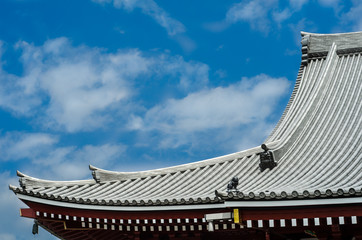 roof of japanese temple